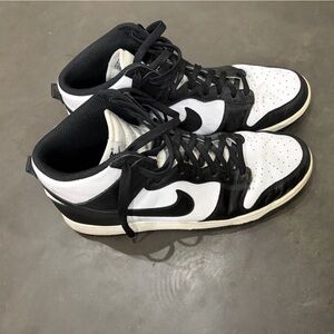 Nike dunk high retro Panda black and white